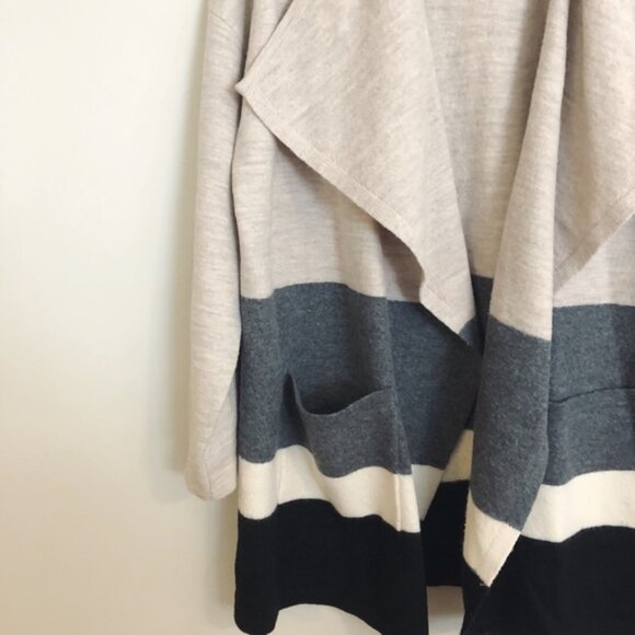 Madewell Meridian Colorblock Sweater Coat - Picture 5 of 6